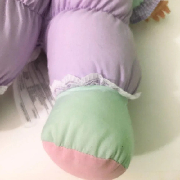 Vintage Doll Soft  Stuffed Squeaker Plush Cloth 14 Inch Puffalump Style - Picture 13 of 16